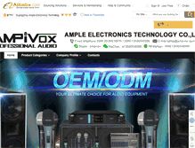 Tablet Screenshot of ampivox.com